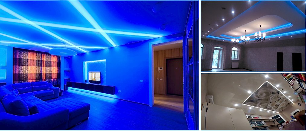 Красивые совые натяжные потолки